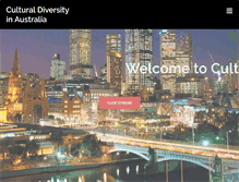 Tablet Screenshot of culturaldiversity.net.au